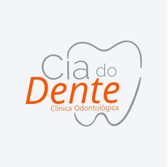 logotipo odontológico - cia do dente